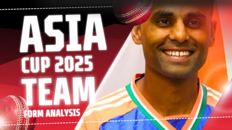 Asia Cup 2025 Team Form
