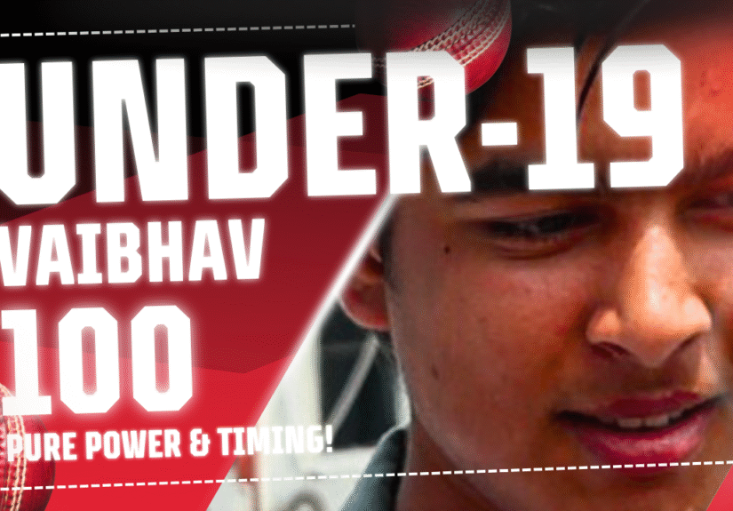 Vaibhav Suryavanshi Under 19 100